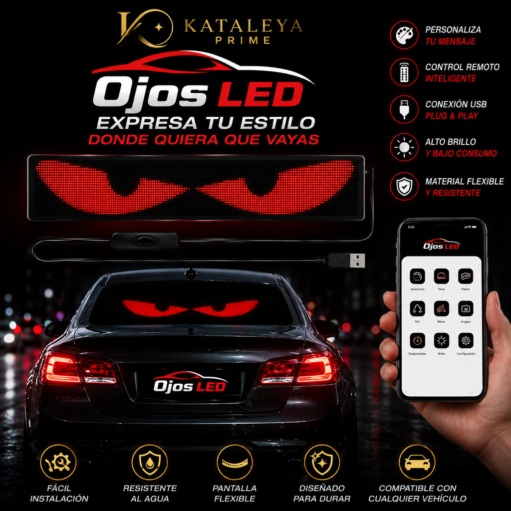 OJOS LED DE PARABRISAS PARA AUTOS