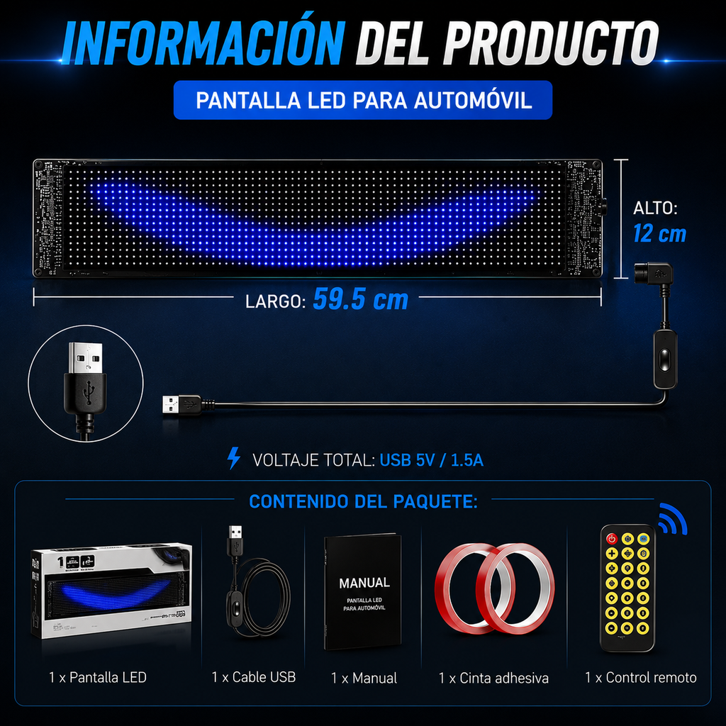 OJOS LED DE PARABRISAS PARA AUTOS