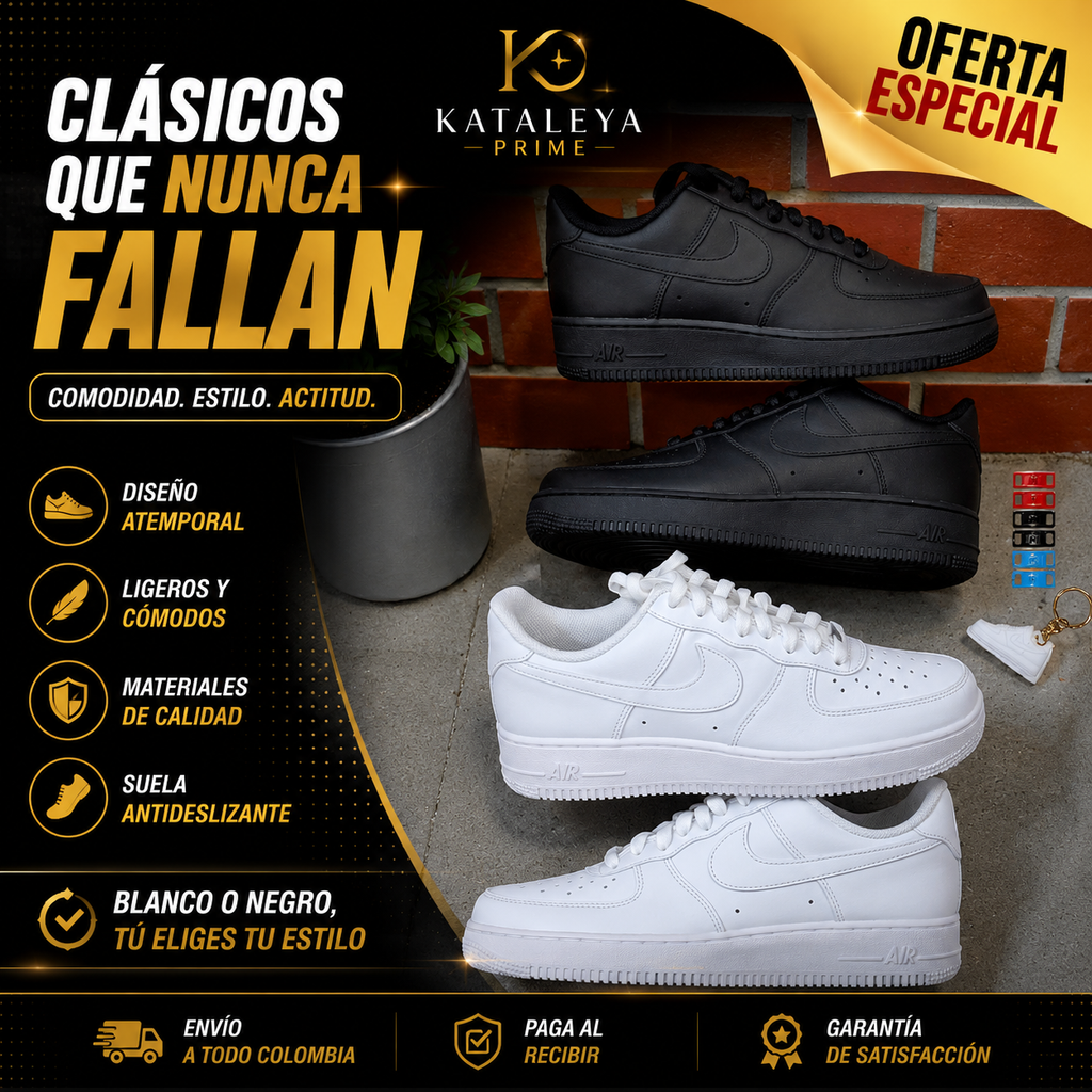Tenis Air Force One Importados + Caja