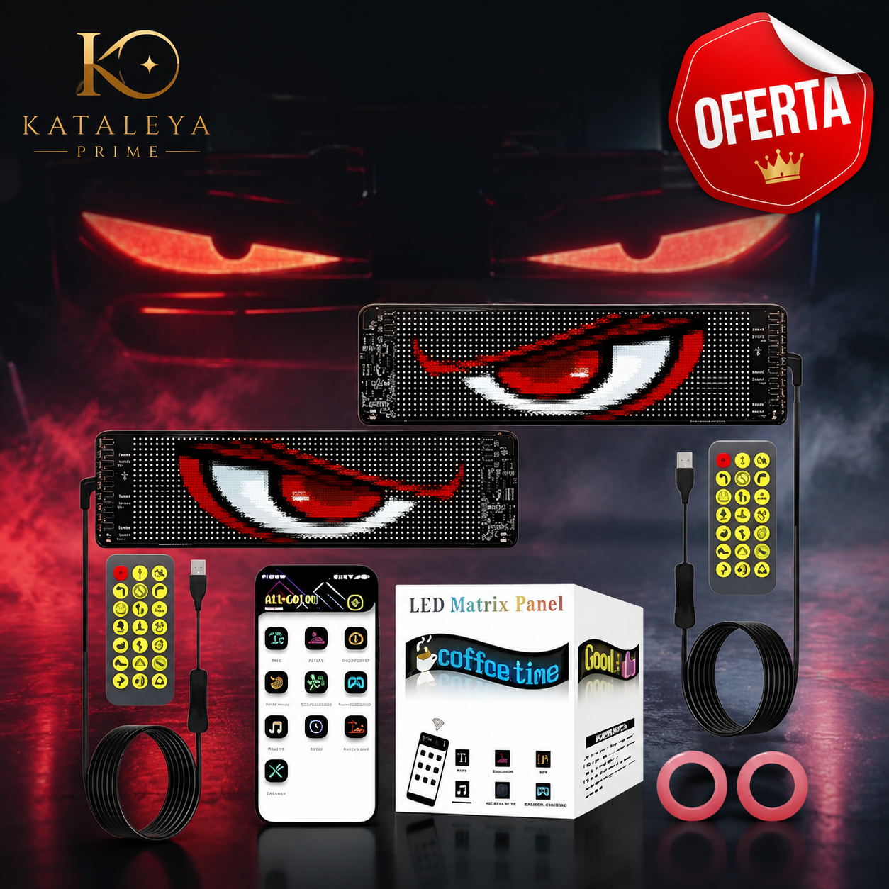 letrero led Ojos Led Para camión o bus