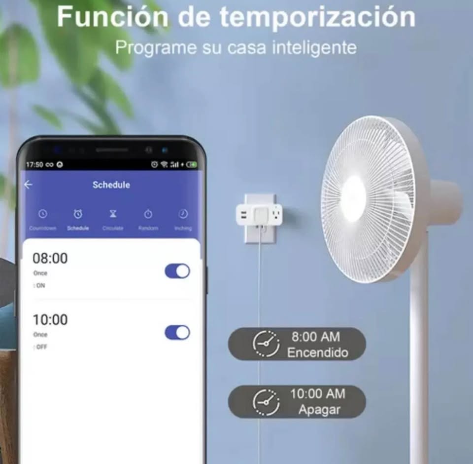 Enchufe Inteligente Doble - WiFi