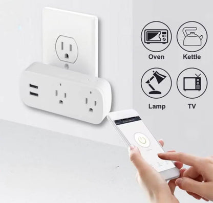 Enchufe Inteligente Doble - WiFi