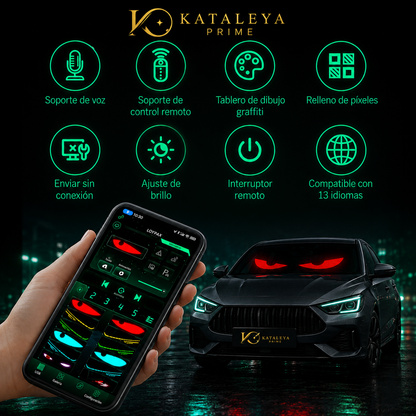 OJOS LED DE PARABRISAS PARA AUTOS