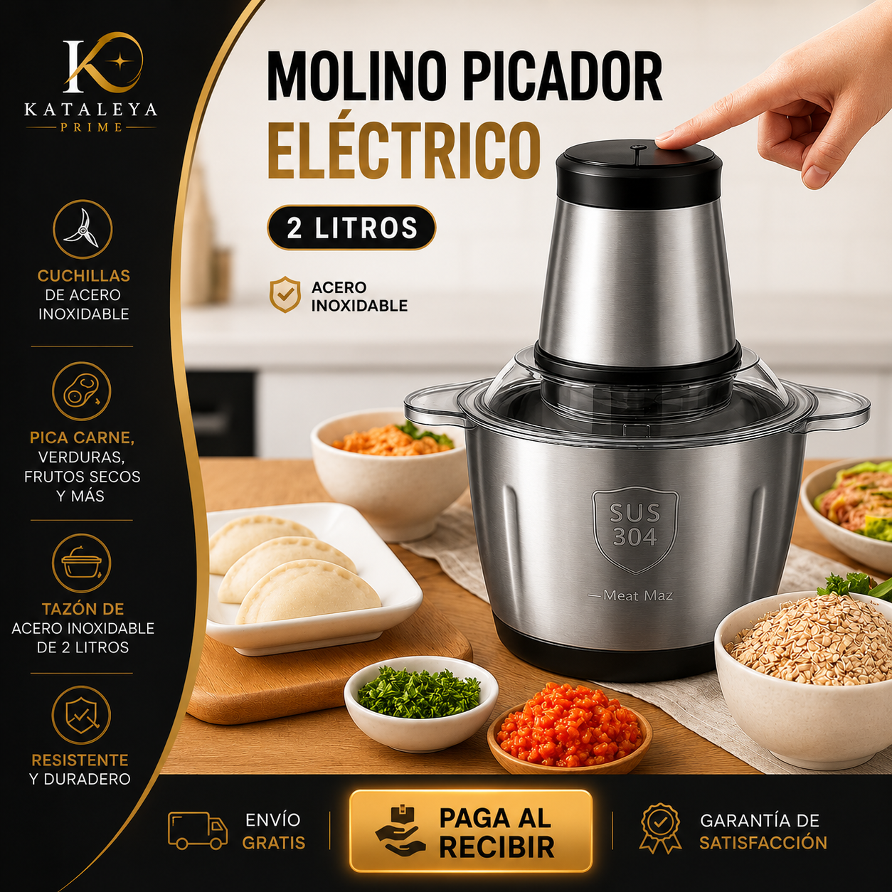 Molino Picador Eléctrico 2L