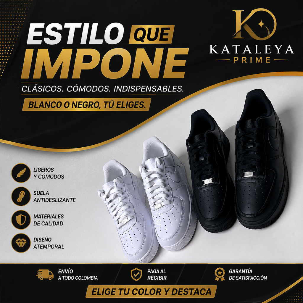 Tenis Air Force One Importados + Caja